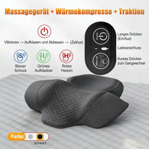 Warmte + massage + C-vormige rek