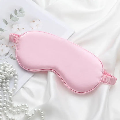 Satin-Schlafmaske Rosa