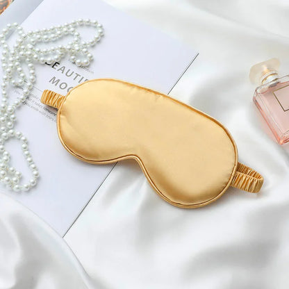 Satin-Schlafmaske Gold